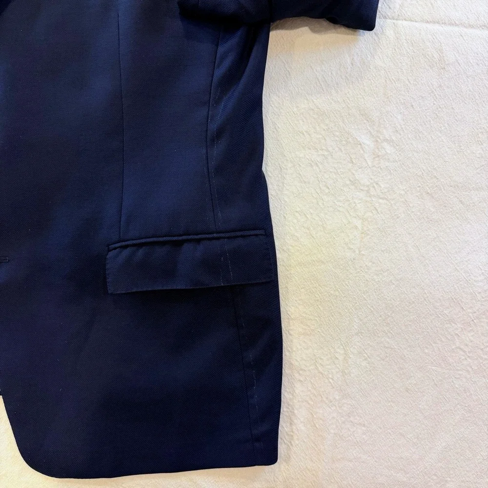 Todd Snyder Mayfair Fit Blazer Men's 46R Navy 100% Wool Made USA Sport Coat
